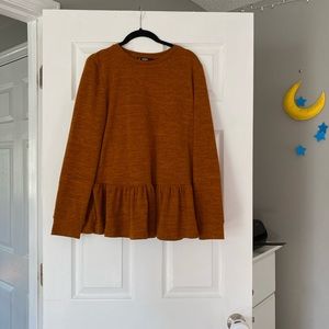 Shein peplum sweater